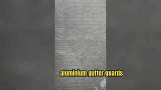 Low-maintenance aluminum gutter guard with SUS304/SUS316 mesh, eliminates risky ladder climbing for 