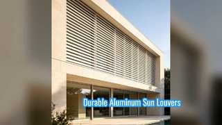 Custom Aluminum Louvers for Sun Shade and Ventilation