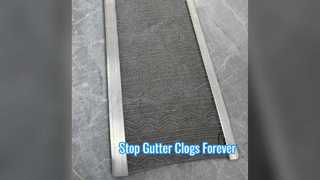 Durable Aluminum Gutter Guards Stop Debris and Clogs
